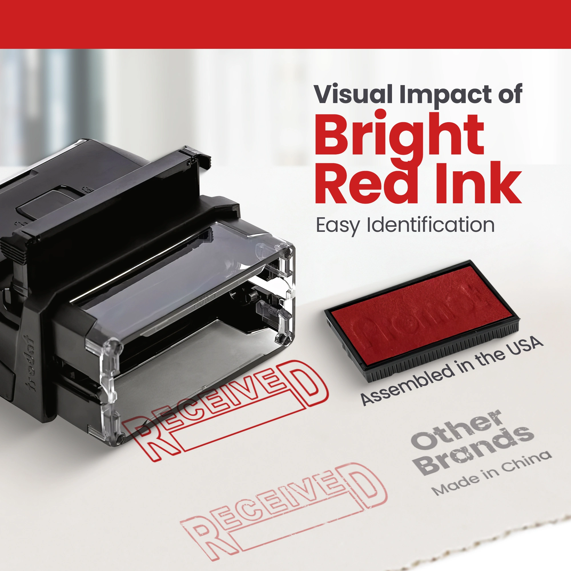 Box Outline Received Stamp